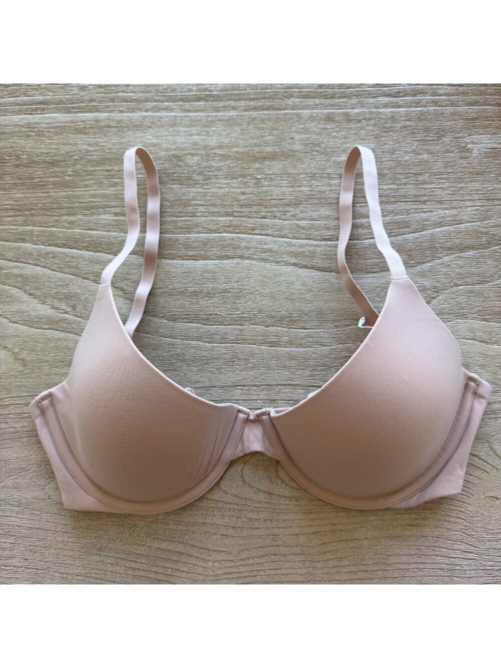 NWT SKIMS FITS EVERYBODY SCOOP PLUNGE BRA - CLAY 36C